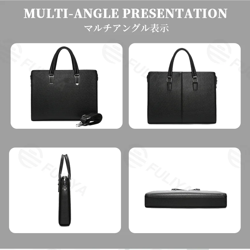 Guangzhou Fuliya Industry Co.,Ltd C-81364 Anti-theft large-capacity briefcase, adjustable strap, for commuting and business trips.