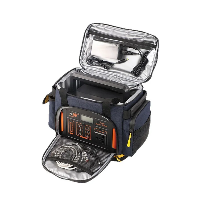 Guangzhou Fuliya Industry Co.,Ltd C-81368 Dustproof waterproof carry bag, EVA shock-absorbing lining, dual-zipper wide opening, charge without removing device – for camping, travel, and outdoor.