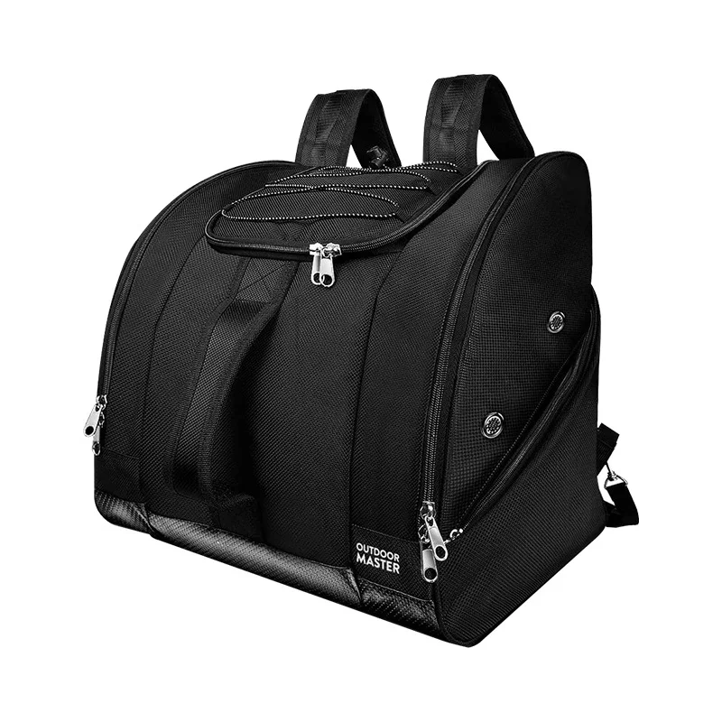Guangzhou Fuliya Industry Co.,Ltd C-81371 Multi-functional ski backpack, waterproof boot compartments, spacious for helmet and gear, water-resistant and durable – for day trips or weekends.