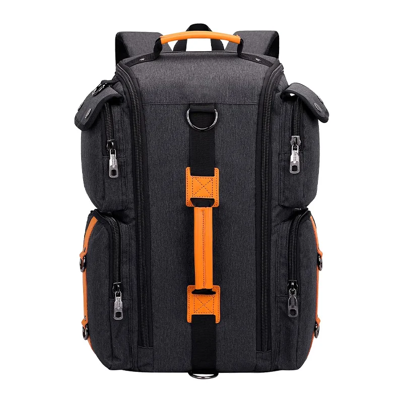 Guangzhou Fuliya Industry Co.,Ltd C-81373 Versatile travel backpack with concealed straps for hand, shoulder, or backpack carry, water-repellent fabric, large capacity, and multiple compartments – perfect for commuting, business, and travel.