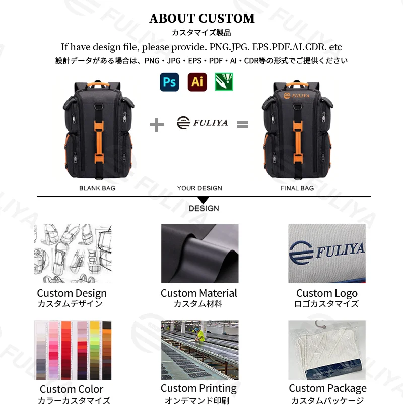 Guangzhou Fuliya Industry Co.,Ltd C-81373 Versatile travel backpack with concealed straps for hand, shoulder, or backpack carry, water-repellent fabric, large capacity, and multiple compartments – perfect for commuting, business, and travel.