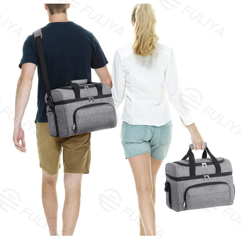 Insulated Lunch Picnic Cooler Tote Bag