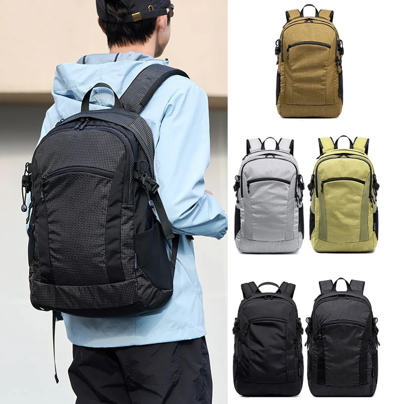 Guangzhou Fuliya Industry Co.,Ltd C-81463 Water-repellent, durable backpack with external attachments, large capacity, trolley sleeve, breathable back – for commuting, travel, and outdoor.