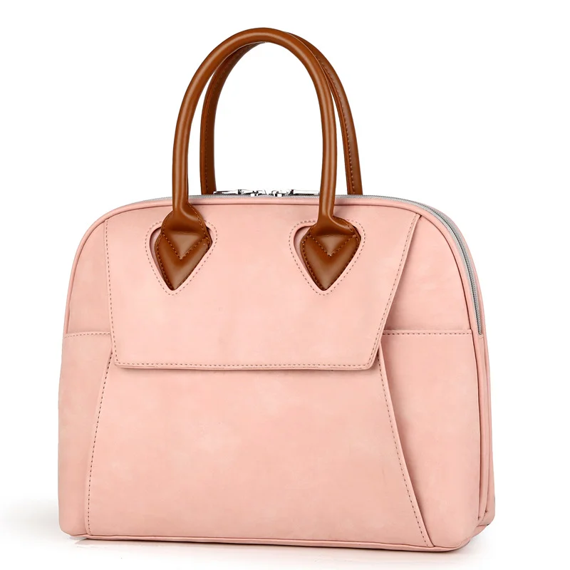 Guangzhou Fuliya Industry Co.,Ltd C-81102 Waterproof laptop handbag, large capacity, phone pocket, ID pocket, laptop compartment, inner zipper pocket, and magnetic snap - for business, commuting, and travel.