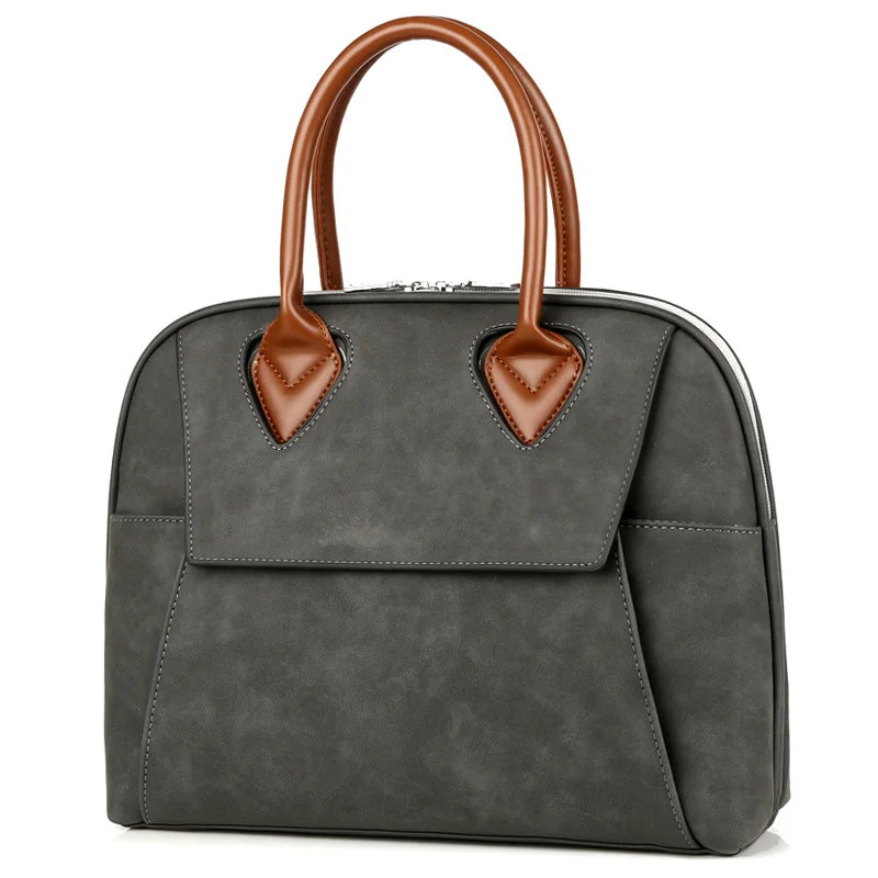 Guangzhou Fuliya Industry Co.,Ltd C-81102 Waterproof laptop handbag, large capacity, phone pocket, ID pocket, laptop compartment, inner zipper pocket, and magnetic snap - for business, commuting, and travel.