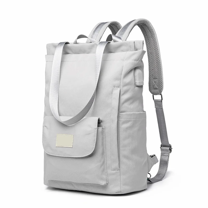 Guangzhou Fuliya Industry Co.,Ltd C-81105 Women's backpack, waterproof fabric, large capacity, shockproof laptop layer, anti-theft pocket, magnetic pocket, and detachable strap - hand, shoulder, or backpack carry for school, commuting, and travel.