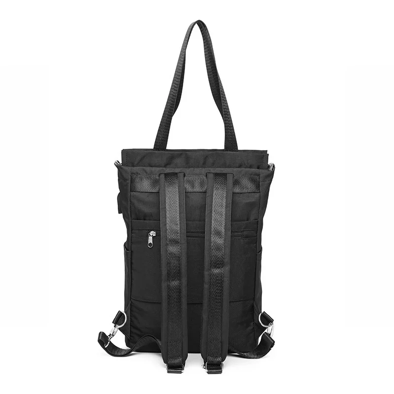 Guangzhou Fuliya Industry Co.,Ltd C-81105 Women's backpack, waterproof fabric, large capacity, shockproof laptop layer, anti-theft pocket, magnetic pocket, and detachable strap - hand, shoulder, or backpack carry for school, commuting, and travel.