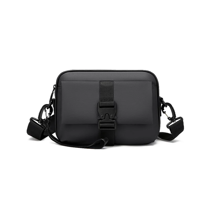 Guangzhou Fuliya Industry Co.,Ltd C-81113 Men's crossbody bag, water-resistant, large capacity, front compartment, back pocket, and adjustable strap - hand, shoulder, or crossbody carry for business, commuting, and daily use.