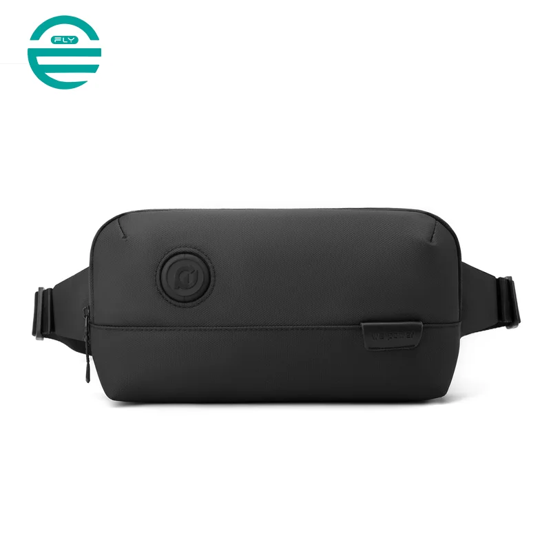 Guangzhou Fuliya Industry Co.,Ltd C-81115  Multi-functional waist bag, water-resistant, large capacity, quick-release buckle, wide shoulder strap, and anti-theft back pocket - chest, crossbody, or waist carry for commuting, travel, and outdoor.
