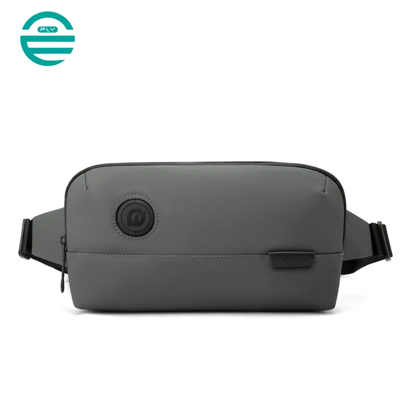 Guangzhou Fuliya Industry Co.,Ltd C-81115  Multi-functional waist bag, water-resistant, large capacity, quick-release buckle, wide shoulder strap, and anti-theft back pocket - chest, crossbody, or waist carry for commuting, travel, and outdoor.