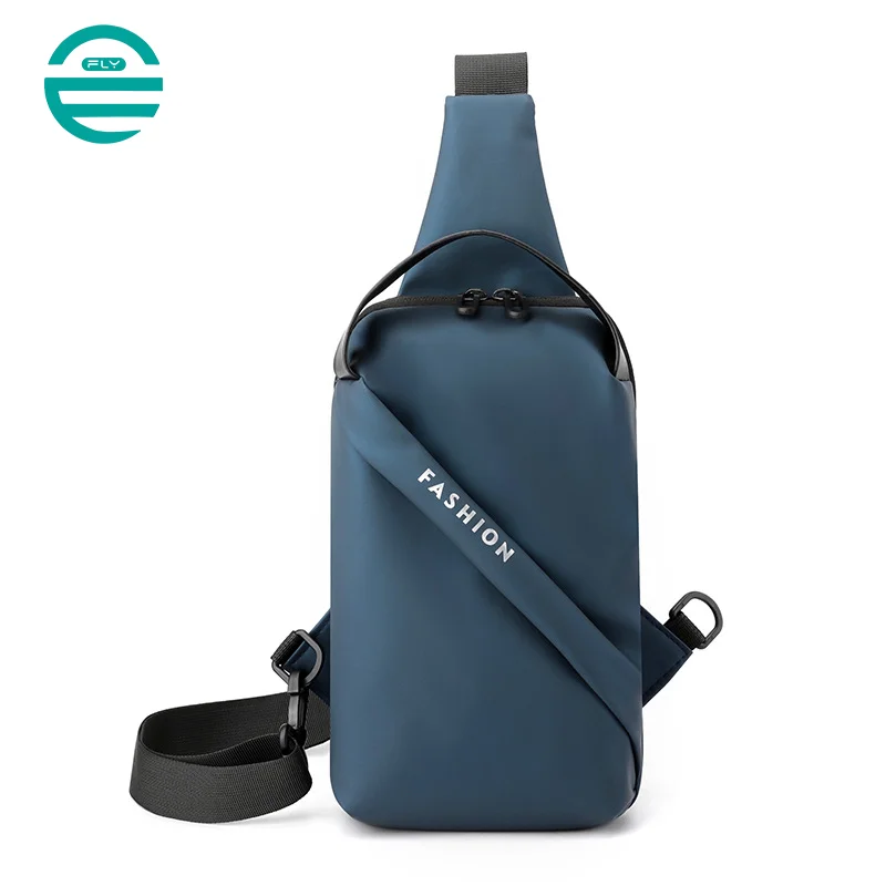 Guangzhou Fuliya Industry Co.,Ltd C-81117 Multi-functional sports chest bag, water-resistant, large capacity, adjustable strap, and wide strap - left/right shoulder crossbody carry for running, outdoor, and daily use.