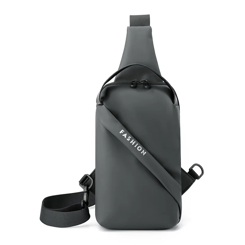 Guangzhou Fuliya Industry Co.,Ltd C-81117 Multi-functional sports chest bag, water-resistant, large capacity, adjustable strap, and wide strap - left/right shoulder crossbody carry for running, outdoor, and daily use.