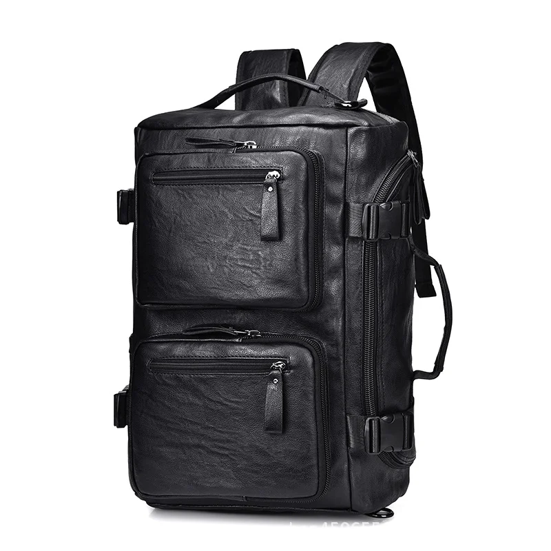 Guangzhou Fuliya Industry Co.,Ltd C-81118 Multi-functional travel backpack, water-resistant, large capacity, shoe compartment, front zipper pockets, and comfortable handle - backpack or hand carry for travel, fitness, and daily use.