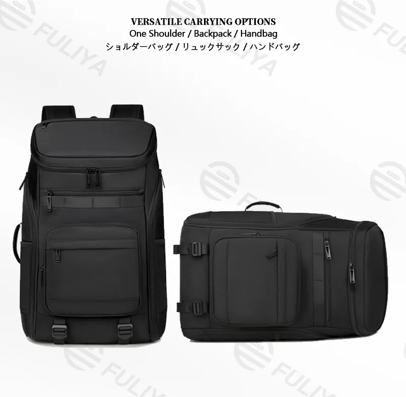 Guangzhou Fuliya Industry Co.,Ltd C-81120 Badminton/tennis backpack, water-resistant, large capacity, shoe compartment, wet/dry pocket, laptop compartment, and racket strap - shoulder, backpack, or hand carry.