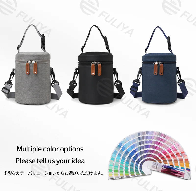 広州富麗雅実業有限会社 C-81131 携帯マザーズ保温バッグ、撥水・防汚、大容量多仕切り、アルミ箔保温層、内側ジッパーポケット、取り外しフック、調節ストラップ - 手提げ・斜め掛け・ベビーカー取付、育児外出・搾乳に。