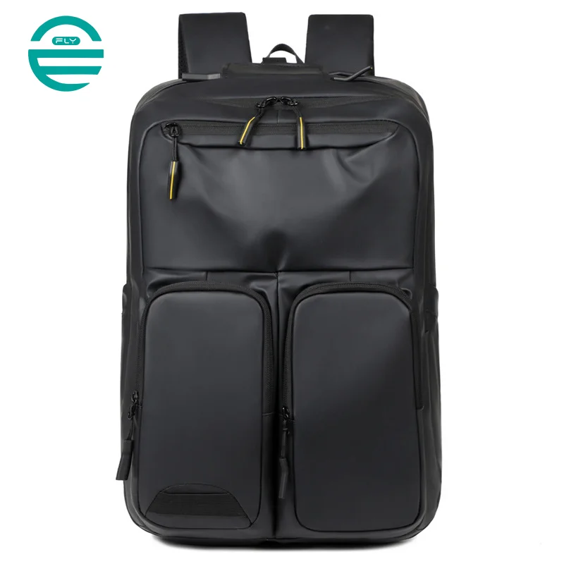 Guangzhou Fuliya Industry Co.,Ltd C-81144 Business travel backpack, water-resistant, large capacity, laptop compartment, side pocket, breathable mesh back panel, and luggage strap - for commuting, business, and school.