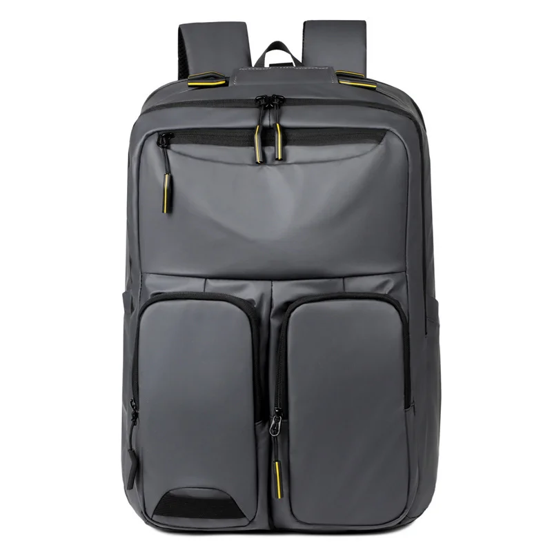 Guangzhou Fuliya Industry Co.,Ltd C-81144 Business travel backpack, water-resistant, large capacity, laptop compartment, side pocket, breathable mesh back panel, and luggage strap - for commuting, business, and school.