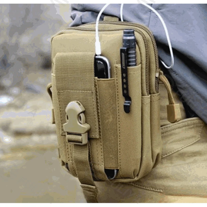 Guangzhou Fuliya Industry Co.,Ltd C-81149 Tactical outdoor waist bag, wear-resistant, multi-layer storage, phone pocket, pen pocket, and MOLLE system - attachable to vests, backpacks, or belts for cycling, sports, and outdoor.
