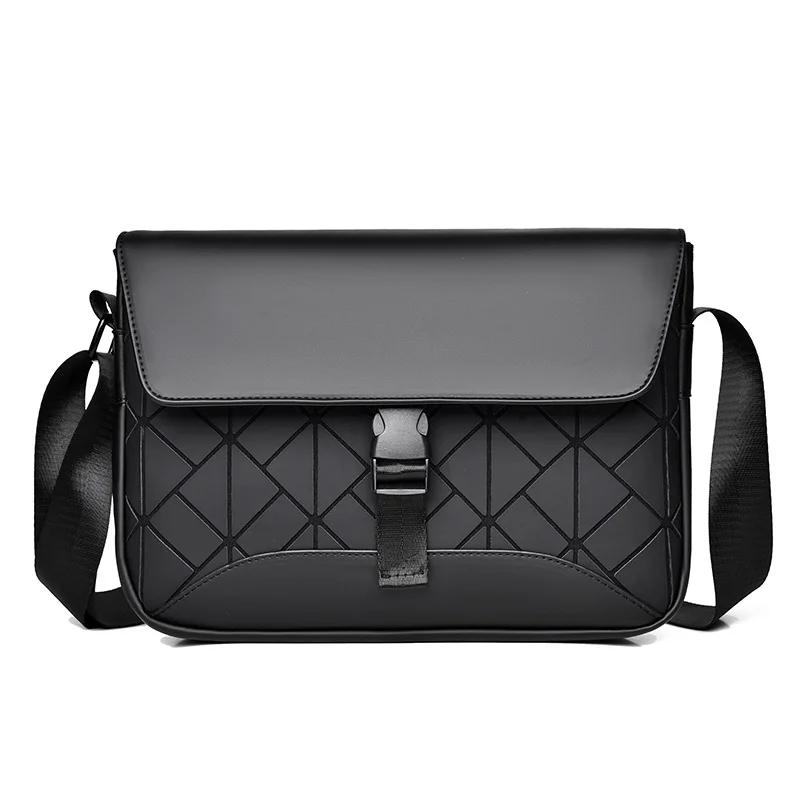 Guangzhou Fuliya Industry Co.,Ltd C-81162 Diamond-quilted crossbody bag, water-resistant, large capacity, snap buckle, adjustable buckle, and smooth zipper - multiple fabrics for casual, commuting, and daily use.