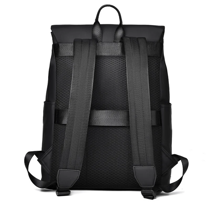 Guangzhou Fuliya Industry Co.,Ltd C-81167 Casual fashion backpack, water-resistant, large capacity, front zipper pocket, side pocket, adjustable buckle, and luggage strap - for commuting, travel, and outdoor.