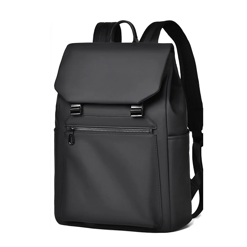 Guangzhou Fuliya Industry Co.,Ltd C-81167 Casual fashion backpack, water-resistant, large capacity, front zipper pocket, side pocket, adjustable buckle, and luggage strap - for commuting, travel, and outdoor.