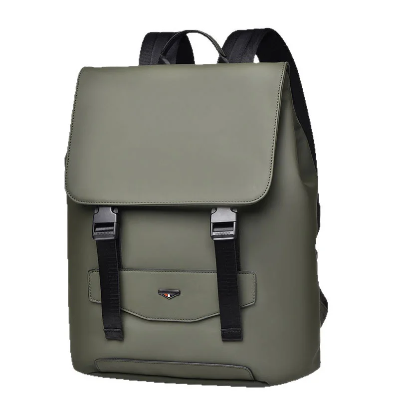 Guangzhou Fuliya Industry Co.,Ltd C-81168 Waterproof large-capacity travel laptop backpack, PU fabric, laptop compartment, zipper pocket, breathable mesh back panel, and luggage strap - for commuting, travel, and school.