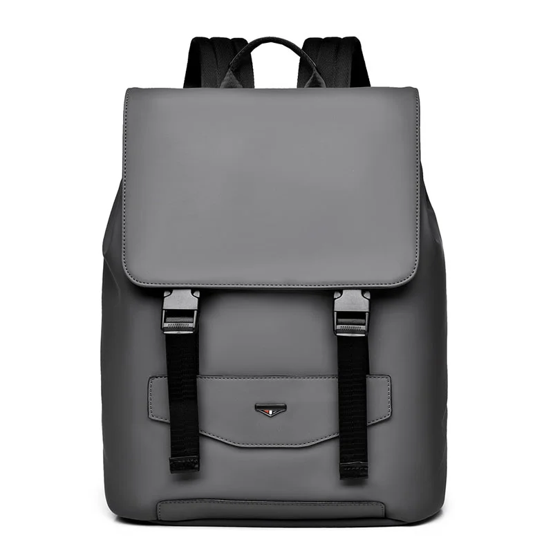 Guangzhou Fuliya Industry Co.,Ltd C-81168 Waterproof large-capacity travel laptop backpack, PU fabric, laptop compartment, zipper pocket, breathable mesh back panel, and luggage strap - for commuting, travel, and school.