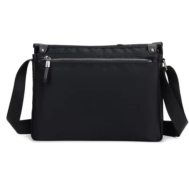 Guangzhou Fuliya Industry Co.,Ltd C-81180 Men's shoulder/crossbody bag, water-resistant Oxford fabric, large capacity, smooth zipper, non-slip shoulder pad, and adjustable buckle - for business, commuting, and daily use.