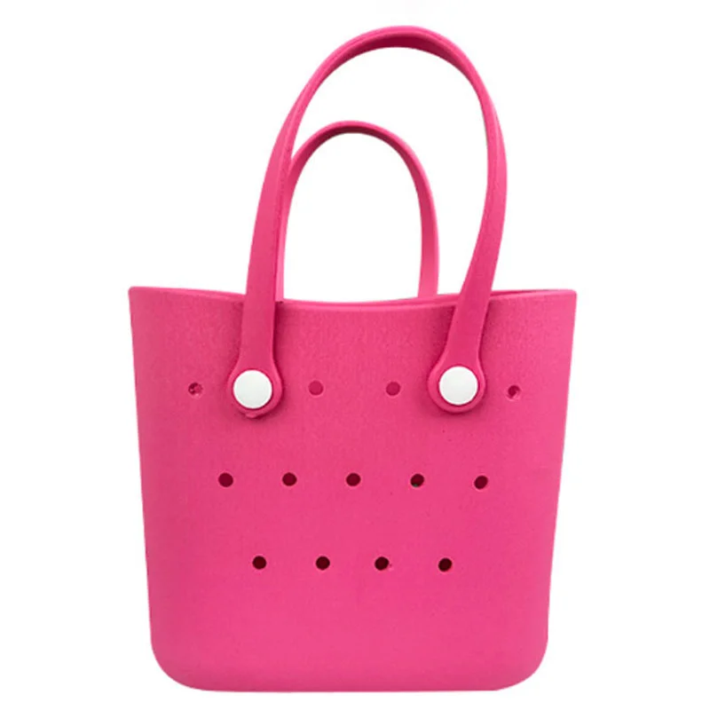 Guangzhou Fuliya Industry Co.,Ltd C-81188 EVA beach tote bag, eco-friendly, waterproof and moisture-proof, extra-large capacity and ultra-lightweight, with 3D cartoon badges and DIY customization - for kids, beach, outdoor, and daily use.