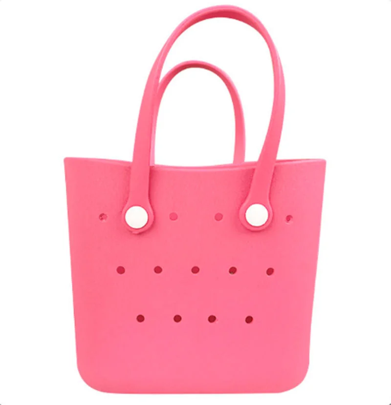 Guangzhou Fuliya Industry Co.,Ltd C-81188 EVA beach tote bag, eco-friendly, waterproof and moisture-proof, extra-large capacity and ultra-lightweight, with 3D cartoon badges and DIY customization - for kids, beach, outdoor, and daily use.
