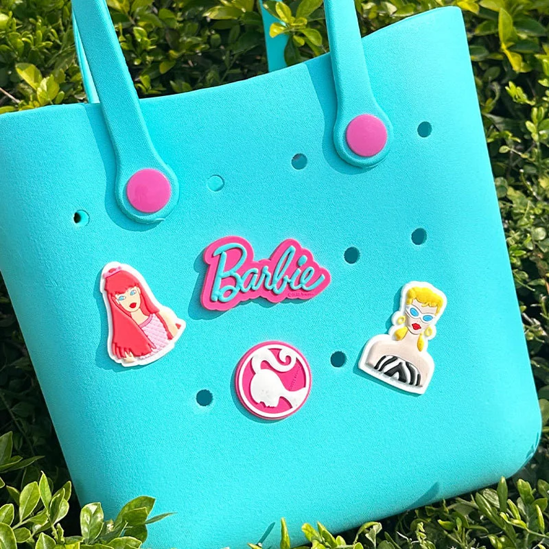 Guangzhou Fuliya Industry Co.,Ltd C-81188 EVA beach tote bag, eco-friendly, waterproof and moisture-proof, extra-large capacity and ultra-lightweight, with 3D cartoon badges and DIY customization - for kids, beach, outdoor, and daily use.