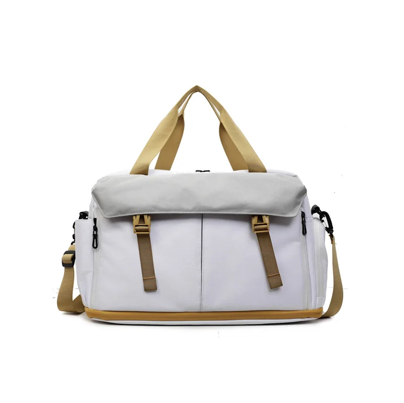 Guangzhou Fuliya Industry Co.,Ltd C-81194 Stylish short-trip travel bag, lightweight and large capacity, shoe compartment, wet/dry pocket, multi-pockets, and comfortable handle - hand, shoulder, or crossbody carry for business trips, travel, and fitness.