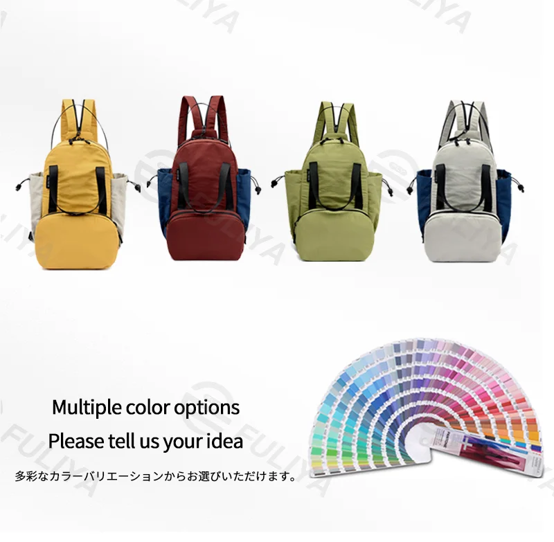 Guangzhou Fuliya Industry Co.,Ltd C-81195 Multi-functional parent-child backpack, water-resistant, detachable front waist pack - backpack, crossbody, or waist carry for travel, fitness, and daily use.