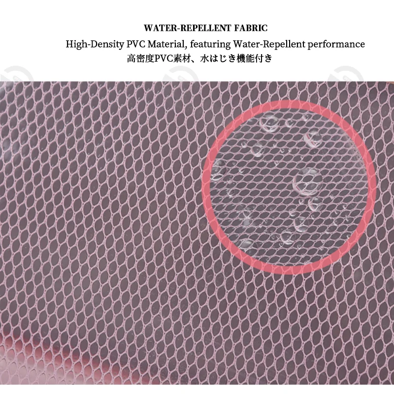 Guangzhou Fuliya Industry Co.,Ltd C-81196 PVC transparent storage bag, waterproof and lightweight, large capacity, detachable hook, adjustable strap, and wet/dry pocket - for outdoor, travel, swimming, and gym.