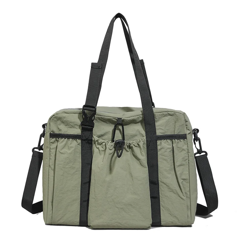 Guangzhou Fuliya Industry Co.,Ltd C-81198 Large-capacity shoulder bag, water-resistant, lightweight, drawstring closure, comfortable handle, and adjustable strap - hand, shoulder, or crossbody carry for commuting, shopping, gym, and outdoor.