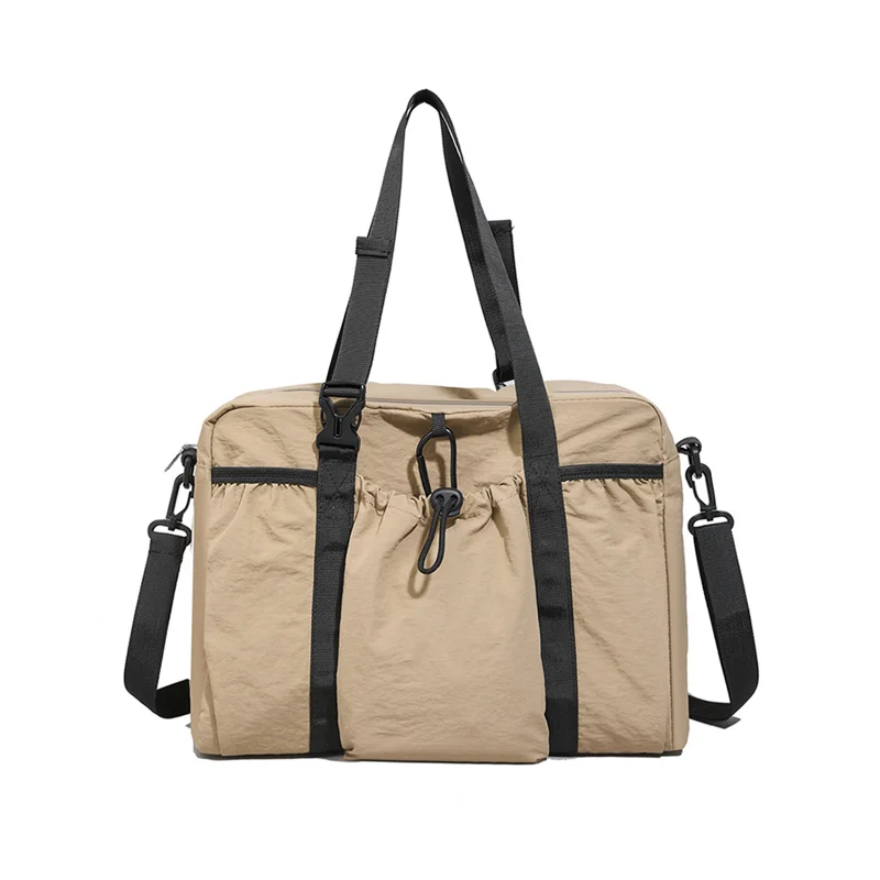 Guangzhou Fuliya Industry Co.,Ltd C-81198 Large-capacity shoulder bag, water-resistant, lightweight, drawstring closure, comfortable handle, and adjustable strap - hand, shoulder, or crossbody carry for commuting, shopping, gym, and outdoor.