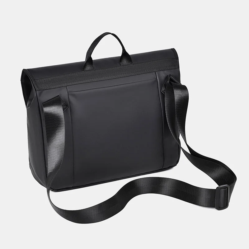 Guangzhou Fuliya Industry Co.,Ltd C-81205  Minimalist commuter shoulder bag, water-resistant and scratch-resistant, multi-layer large capacity, reinforced shoulder strap and comfortable handle, front and back zipper pockets - for daily use and travel.
