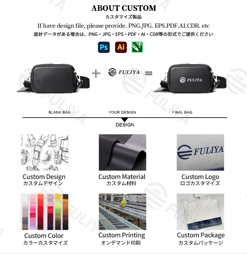 Guangzhou Fuliya Industry Co.,Ltd C-81212 Korean-style men's mini box bag, crossbody, smooth zipper, metal hardware, adjustable strap, and detachable pouch - for daily and casual use.