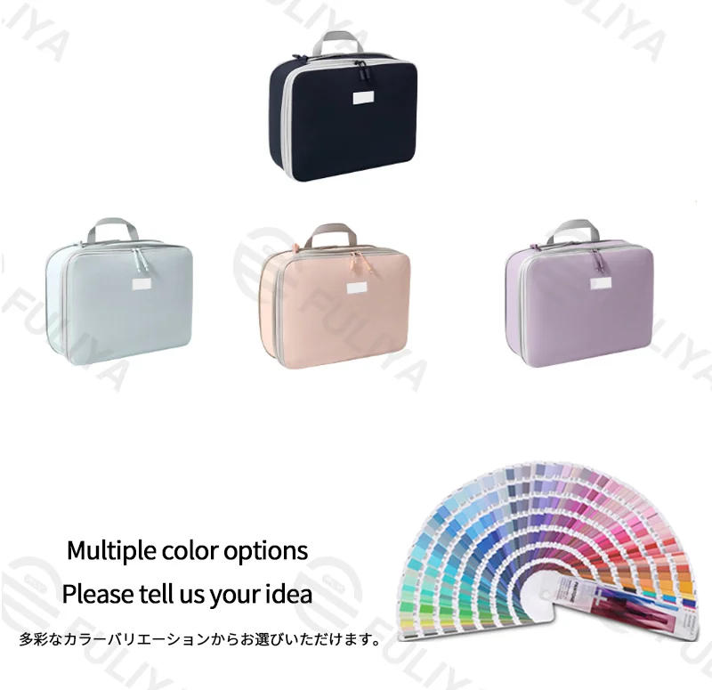 Guangzhou Fuliya Industry Co.,Ltd C-81226 Large-capacity compression organizer bag, lightweight, wrinkle-resistant and water-repellent, separates clean and dirty clothes, compresses up to 40% to save space, comfortable handle - for travel organization.