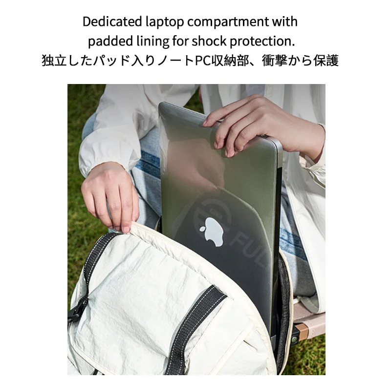Guangzhou Fuliya Industry Co.,Ltd C-81236 Lightweight waterproof travel backpack, drawstring adjustable, laptop compartment and anti-theft pocket, reflective webbing, non-slip chest strap, and tripod holder - for hiking and daily use.