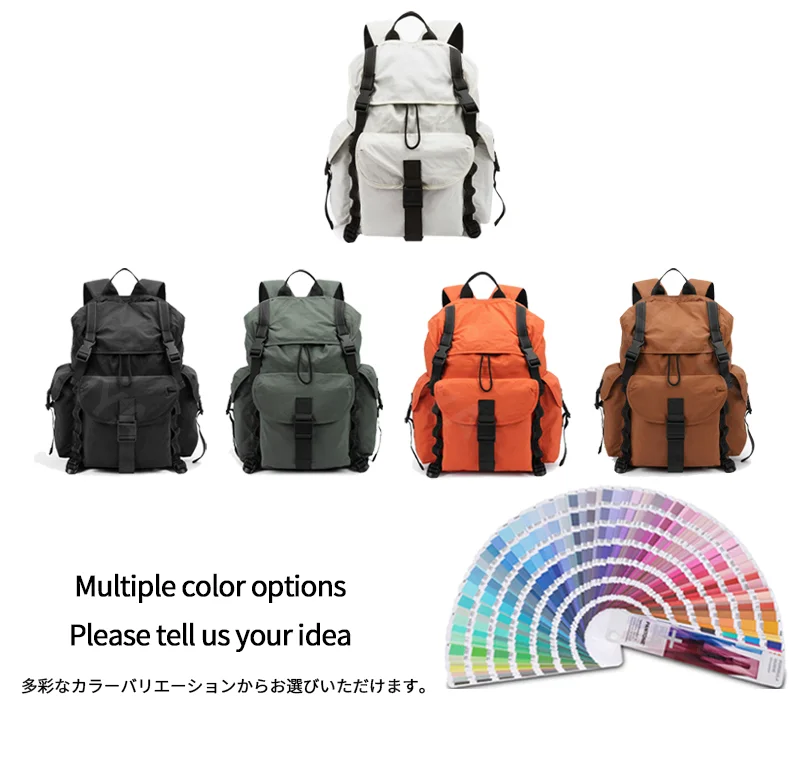 Guangzhou Fuliya Industry Co.,Ltd C-81236 Lightweight waterproof travel backpack, drawstring adjustable, laptop compartment and anti-theft pocket, reflective webbing, non-slip chest strap, and tripod holder - for hiking and daily use.