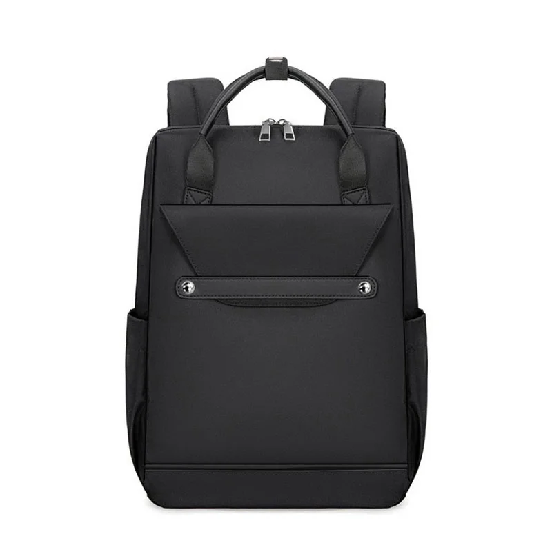 Guangzhou Fuliya Industry Co.,Ltd C-81242 Women's casual backpack, water-repellent, large capacity with compartments, laptop sleeve, front zipper pocket, card slot, side pockets, and luggage strap - for daily, travel, and school.