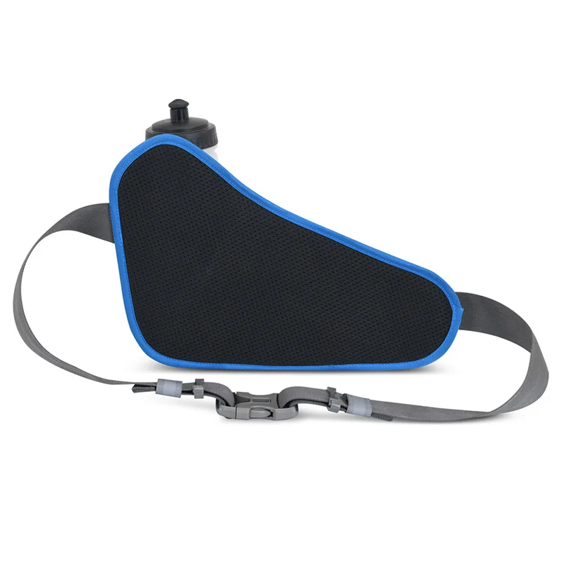 Guangzhou Fuliya Industry Co.,Ltd C-81246 Outdoor sports waist bag, nano waterproof, large capacity, dedicated water bottle pocket, headphone hole, reflective strips, locking zipper pulls, and breathable back panel - for running, fitness, and outdoor.