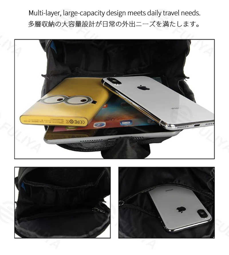 Guangzhou Fuliya Industry Co.,Ltd C-81247 Hard-shell chest bag, water-resistant, large capacity, USB charging port and adjustable strap - for cycling, travel, and daily use.