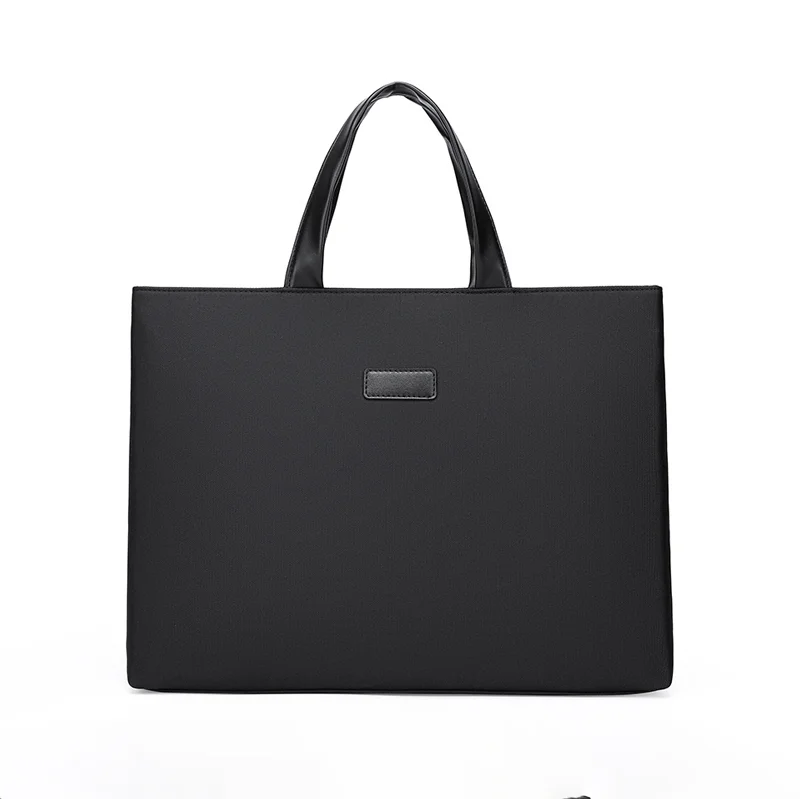 Guangzhou Fuliya Industry Co.,Ltd C-81254 Business laptop handbag, water-resistant and durable, large capacity with compartments, back zipper pocket, reinforced corners, and comfortable handle - for office, business trips, and commuting.