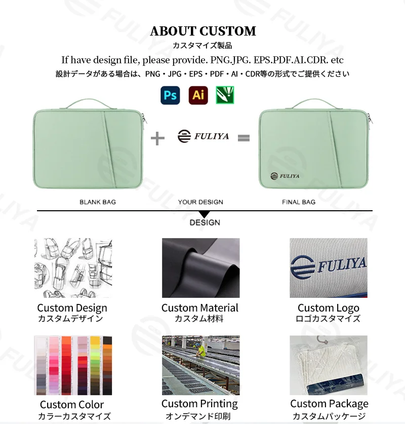 広州富麗雅実業有限会社 C-81258 タブレットスリーブバッグ、180°開閉、撥水・耐磨耗、フリース裏地とマジックテープ、メイン収納、メッシュポケット、ペン収納、ハンドル - ビジネス・オフィス・外出に。