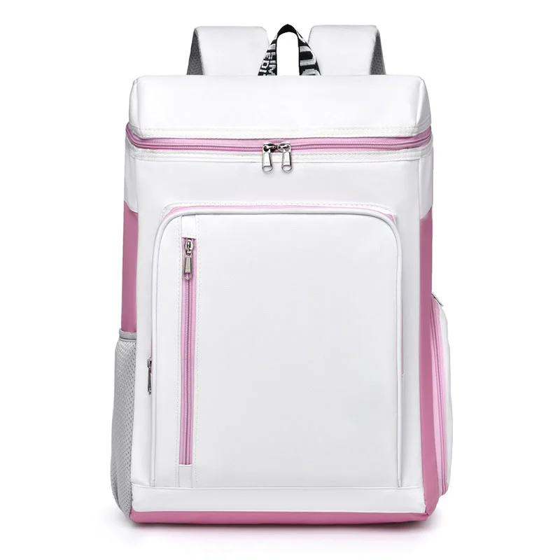 Guangzhou Fuliya Industry Co.,Ltd C-81265 Multi-functional tennis backpack, large capacity, dedicated racket and shoe compartments, front/back zipper pockets, side bottle pocket, and adjustable straps - for sports and daily use.