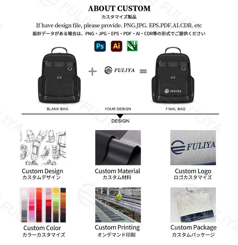 広州富麗雅実業有限会社 C-81266 ビジネス通勤リュック、大容量、PC収納、防犯背面ポケット、スーツケーススリーブ、通気背パネル - 通勤・出張・旅行に。