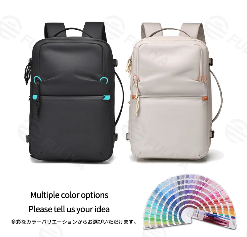 Guangzhou Fuliya Industry Co.,Ltd C-81297 Sports travel backpack, 180° full-open, large capacity, shoe compartment, laptop compartment, luggage strap, and breathable back panel - for commuting, business trips, and short travel.