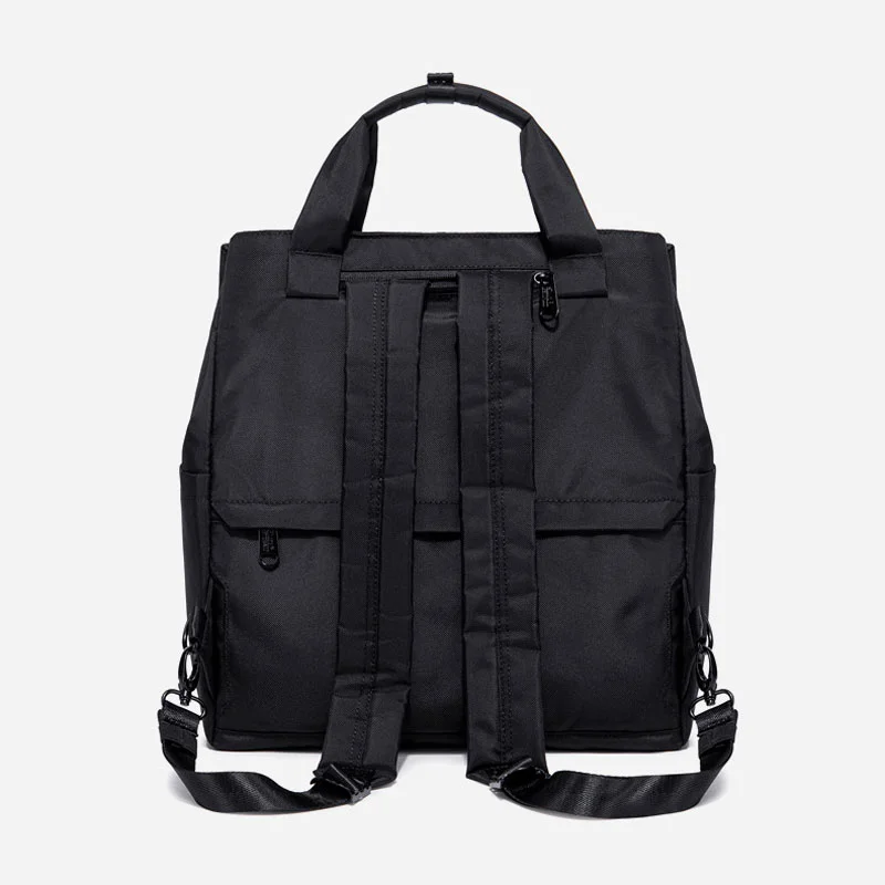 Guangzhou Fuliya Industry Co.,Ltd C-81324 Lightweight large-capacity backpack, crossbody or backpack carry, back zipper pocket conceals straps to convert into a handheld bag, multiple pockets - for business, travel, and casual.
